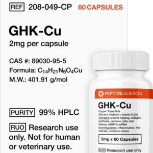 GHK-Cu (2mg x 60 Capsules) (Copper Tripeptide)